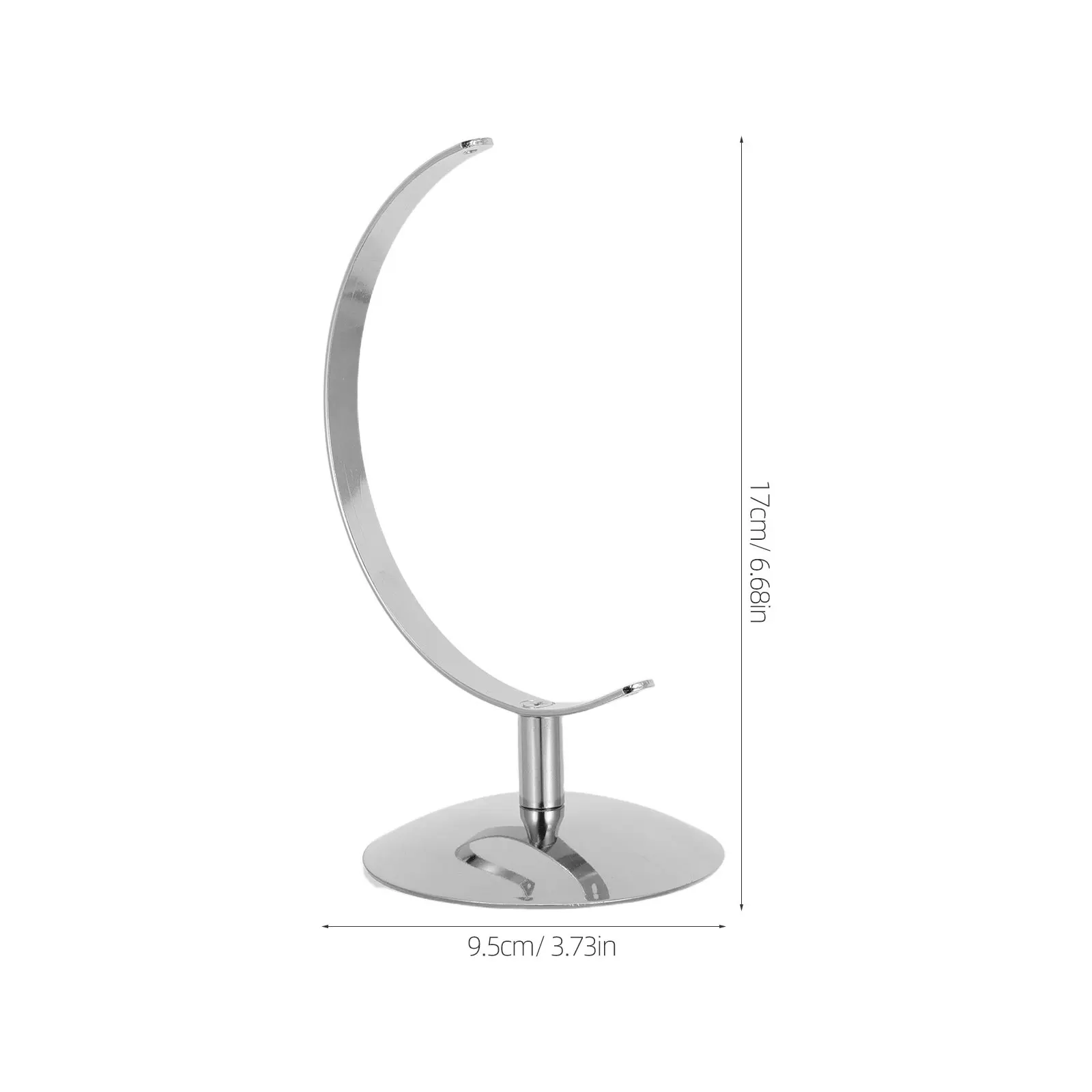 금속 구체 디스플레이 스탠드 5.9인치 책상용 지구본 홀더 철제 베이스 지리 교육 도구 가정 사무실 교육용 디스플레이 랙