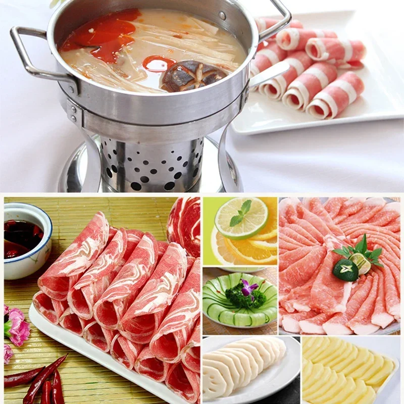 Electric Food Slicer 220V Household Desktop Fruit Lamb and Beef Slicers 0-22mm Bread Ham Vegetable Meat Cutting Machine vegetable cutter
