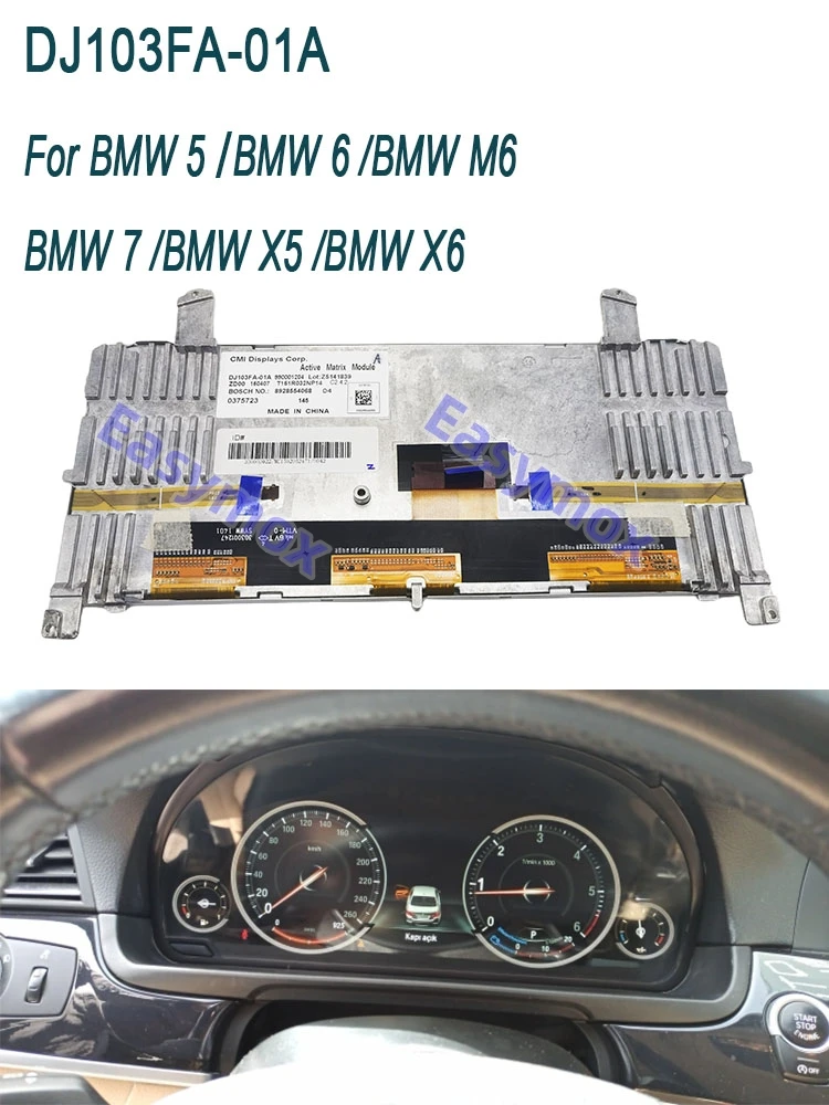 DJ103FA-01A DJ103FA 01A BMW 6WB F10 F01 F02 F07 F11 6WB 전체 Led 계기판 용 10.25 인치 LCD 디스플레이 9363263