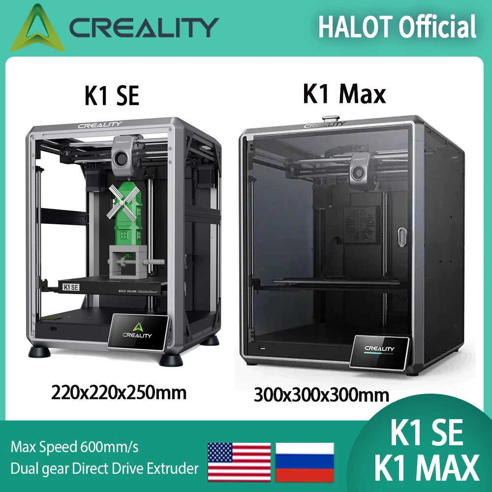 Creality-K1 se 3Dプリンター,超高感度ai lidar,大流量印刷,k1 max