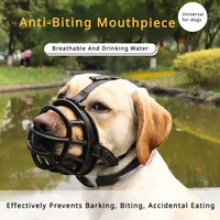 Breathable Basket Dog Muzzle Anti-biting Chewing Mask Soft Silicone Pet Dog Muzzle Durable Strong Mask pet Dog Supplies 3
