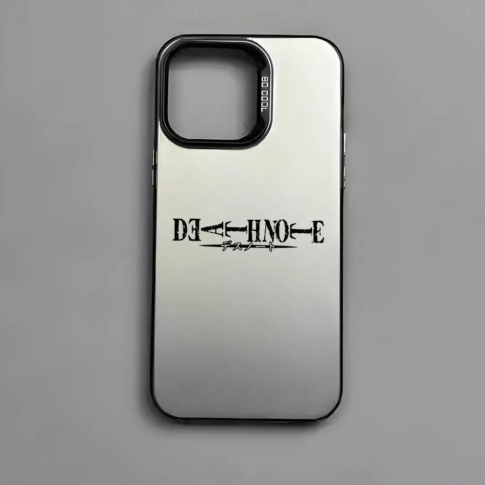 Aurora Multicolor Matte Metallic Phone Case with Light D-Death N-Note Design