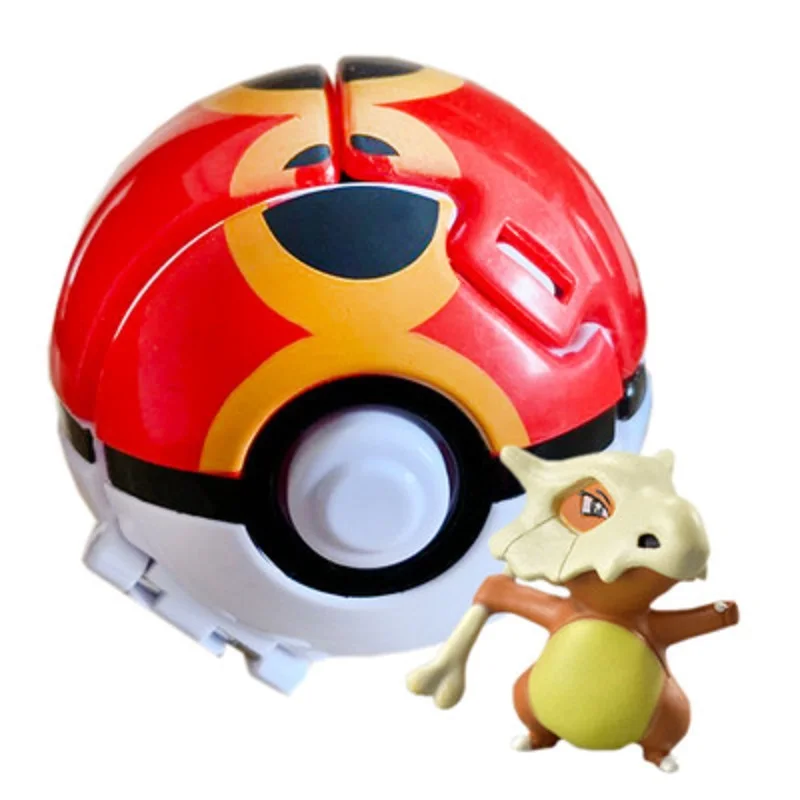 thumbnail image 1 of Nueva figura de acción de anime Pokémon Pokeball Pikachu Squirtle Pocket Monster variante del juego Pokémon Elf Ball modelo juguetes regalo para niños, 1 of 5