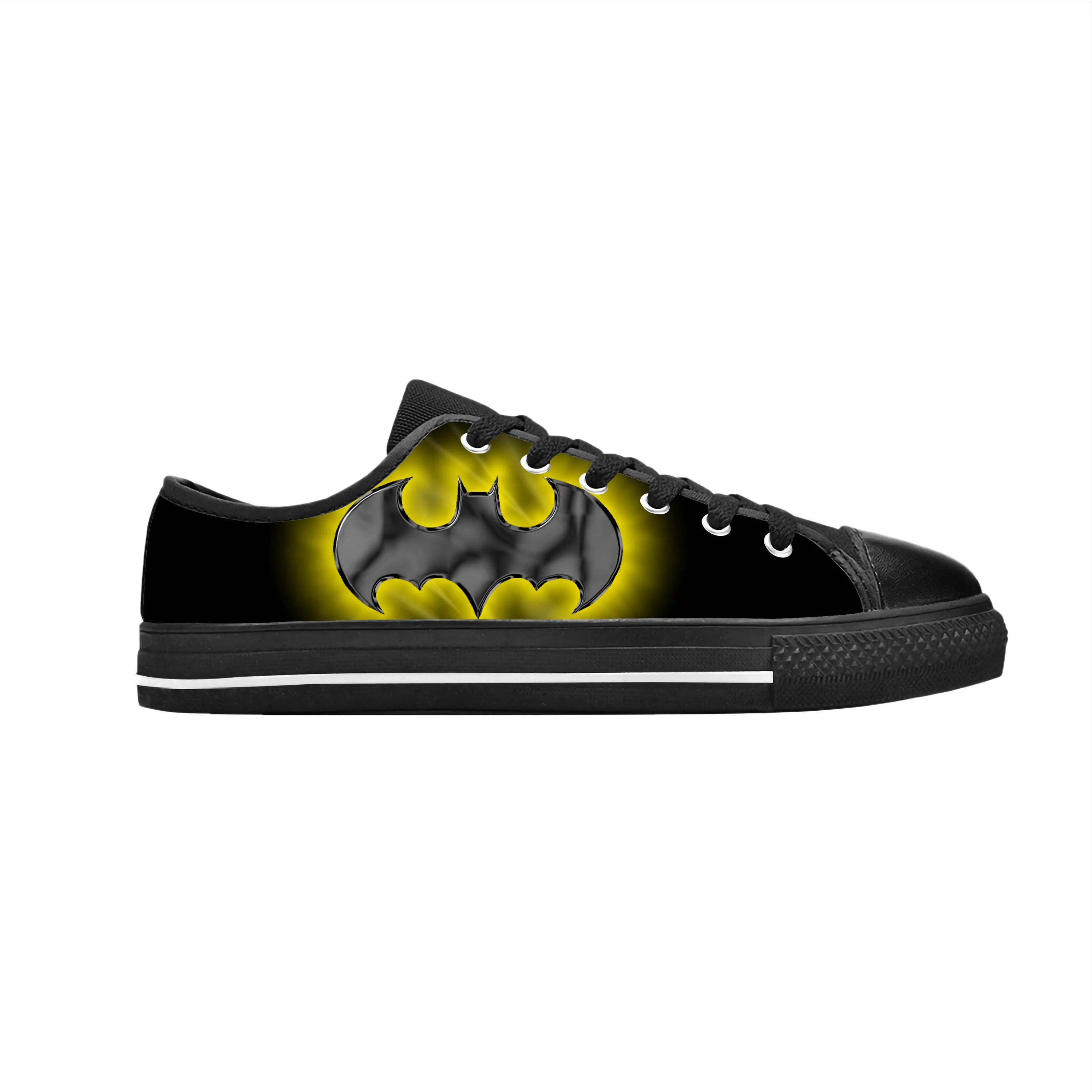 

Batmans Logo Symbol Superhero Bat Anime Manga Cool Casual Cloth Shoes Low Top Comfortable Breathable 3D Print Men Women Sneakers