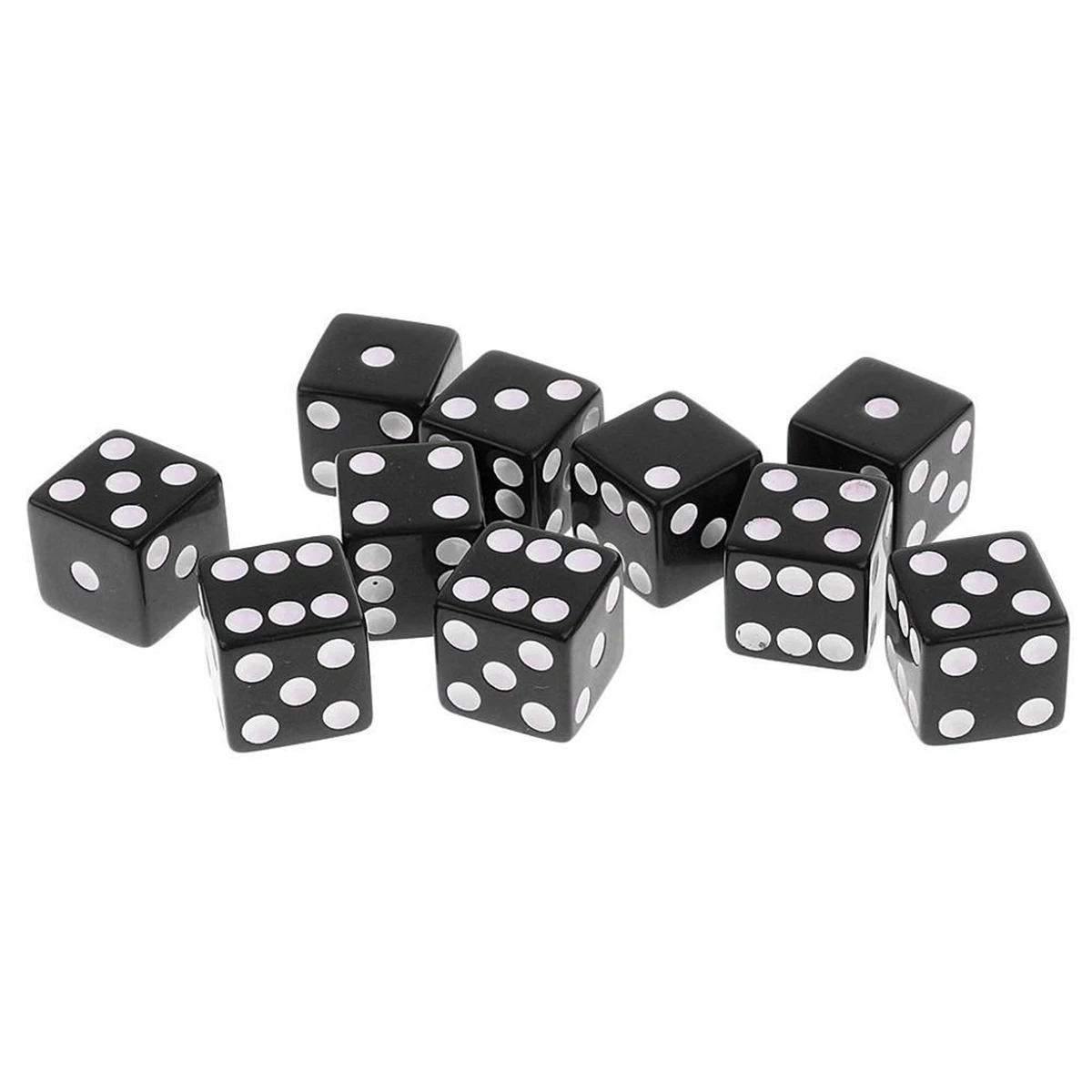 Acrylic Dice Set 10pcs/set 6 Sided 16MM D6 Carved Pattern Polyhedron Game Dice for RPG Dungeons and Dragons Board Game acrylic dice game dice dice set