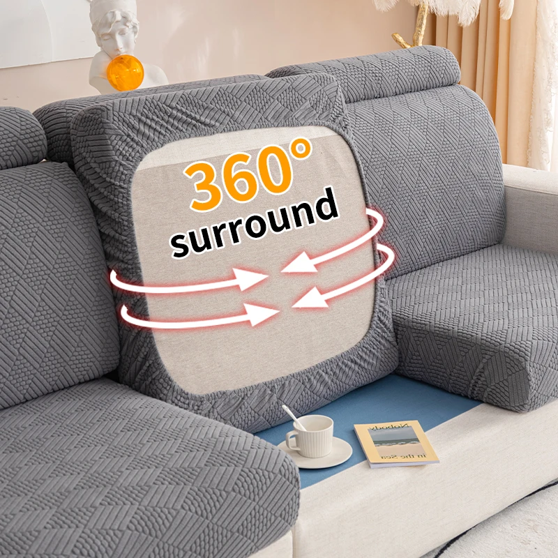 Elastic sofa cover for all seasons, pet friendly, scratch resistant, wear-resistant, anti slip sofa cover, home decoration prote 6