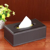 Light Luxury Leather Tissue Box, Living Room Coffee Table, Napkin Holder, Creative Home, Car, Dining Room, Commercial Paper Box 1