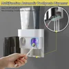 Toilet Toothpaste Squeezer Fully Automatic Wall Mounted Adhesive Wall Mounted Lazy Man Storage Rack 2