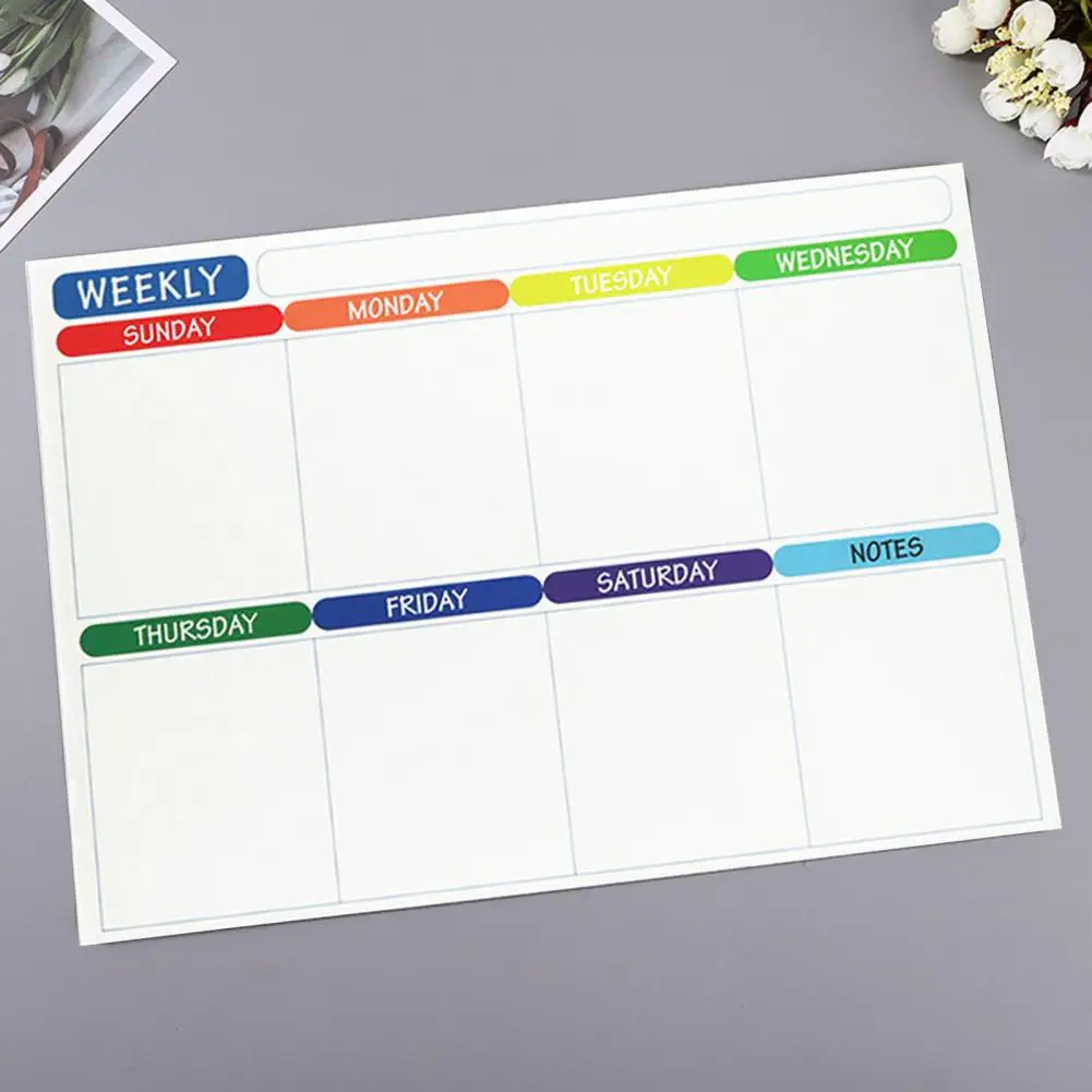 Useful Magnet Whiteboard Kit Smooth Messaging Lightweight Calendar Learning Plan Message Board