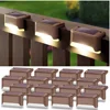 Solar Deck Lights Fence Post Solar Lights for Patio Pool Stairs Step and Pathway LED Deck Lights Solar Powered Outdoor Lights 1