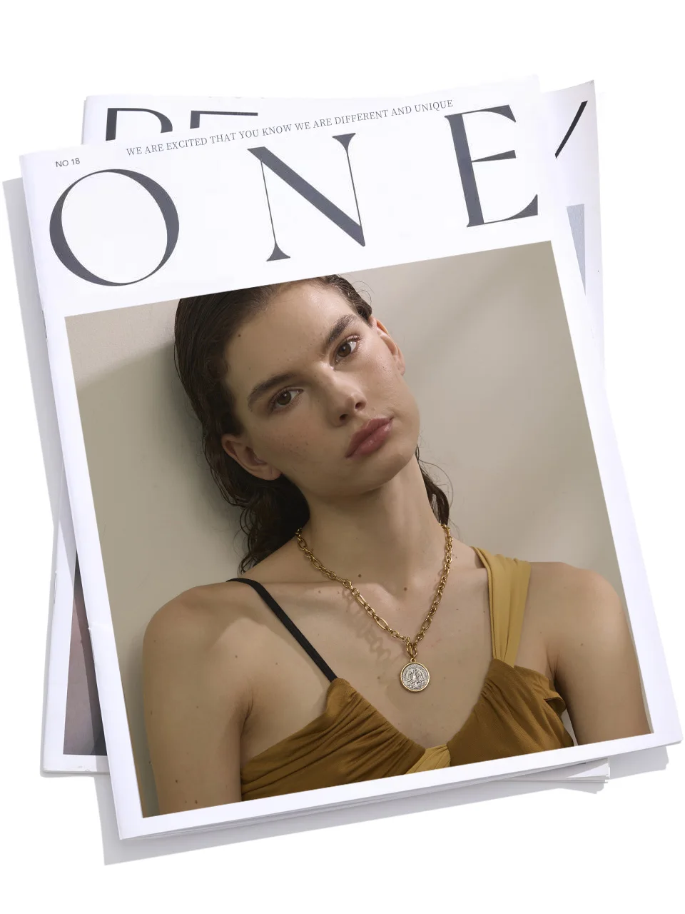 18K Gold Double‑Sided Angel Necklace Waterproof Stainless Steel Chain