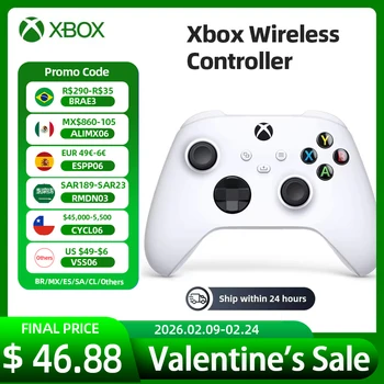 Controller wireless Microsoft Xbox Core Forza Horizon 5 Volt elettrico al carbonio Bianco Nero per controller Xbox Series XS Xbox One