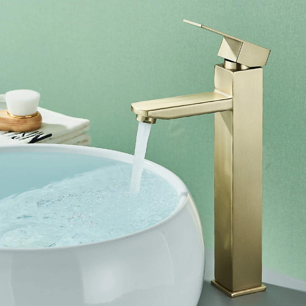 Basin Faucet Matte Black Bathroom Washbasin