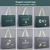 StoBag 25pcs Wholesale Non-woven Tote Bags Eco Fabric Portable Shopping Storage Reusable Large Pouch Custom Logo(Extra Fee) 6