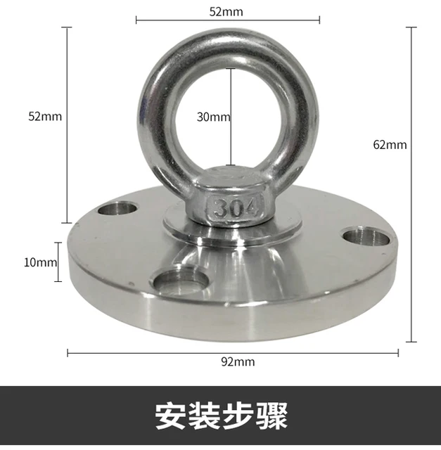 Base Contropiastra Per Fissaggio A Terra Per Ombrelloni A Palo Lateral In Acciaio Zincato Made In Italy - Foto 3