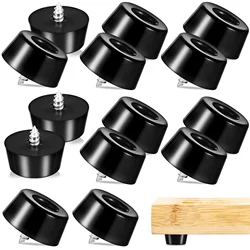 Rubber Feet for Cutting Board with Stainless Steel Screws Non Slip Rubber Cabinet Bumper Feet for Other Furniture