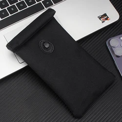 Enhanced Signal Blocking Faraday Bag for Key Fobs & Smartphones - Anti - Theft Protection Pouch (A)