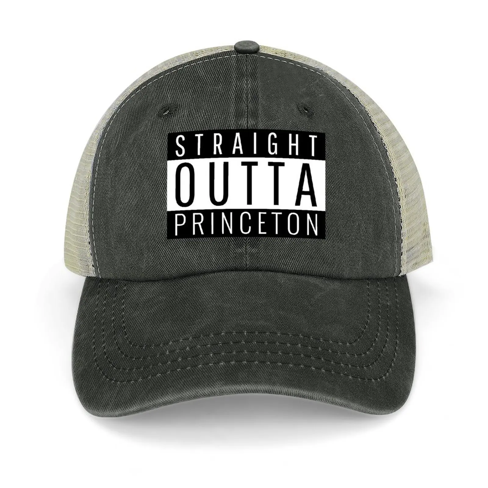 

Straight Outta Princeton New Jersey Cowboy Hat foam party Hat New In Hat party Women's Hats For The Sun Men's