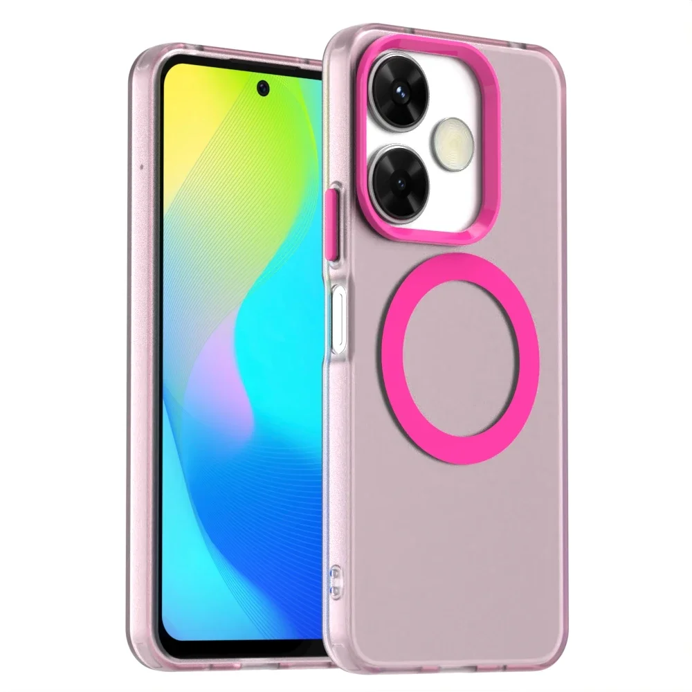 Matte Candy Magnetic Wireless Charging Transparent Case