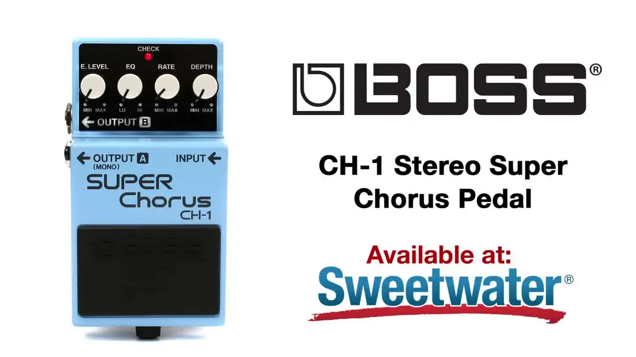 ギター BOSS CH-1(SUPER Chorus) BOSS CH-1 SUPER Chorus | Classic Compact Chorus Effects