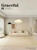 Minimalist Beige Art Stripe Carpet Comfortable Luxury Bedroom Carpets Soft Large Area Living Room Rug Abstract Line Balcony Rugs 5