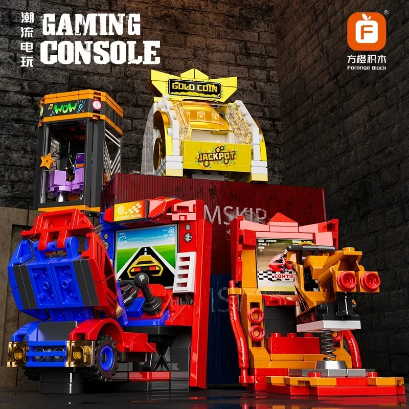 Video Play Piano Drum Fashion Set Shot Counter Assembly Model Bambini Assemblati Building Blocks Regali Giocattolo Compatibili Con Lego