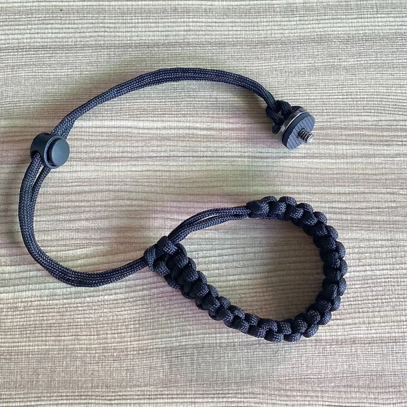 Universal Anti-Lost Weave Wrist Strap with 1/4 Screw for Action Cameras and Selfie Sticks