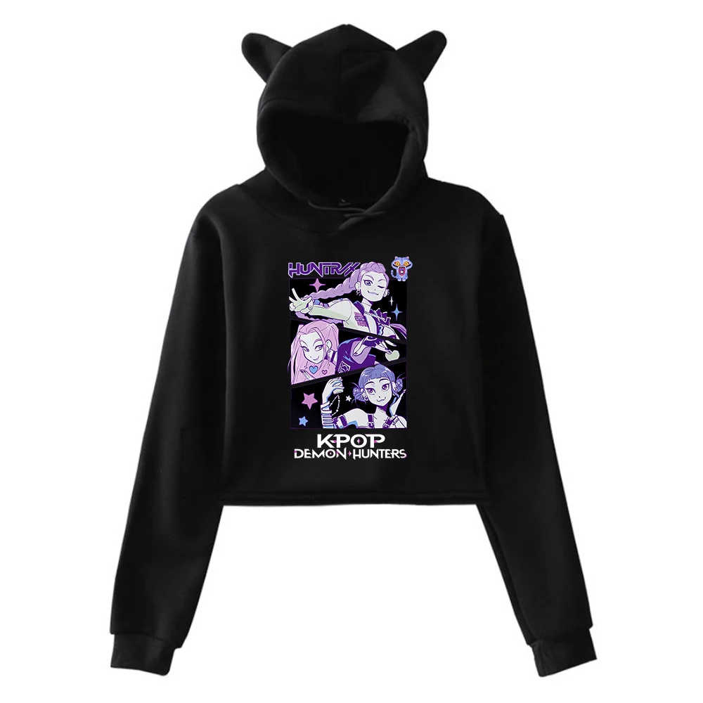 Sweat à Capuche à Oreilles De Chat Pour Femmes Pull à Manches Longues