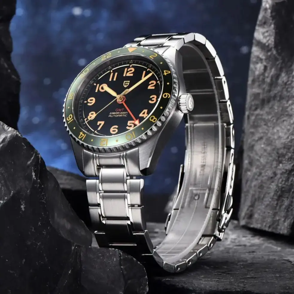 Pagani Design 2024 Nuovo Orologio Automatico Gmt Pd1784 Nh34 Giappone Nh34 Orologio Meccanico Zaffiro Top Brand Orologio Di Lusso Zaffiro