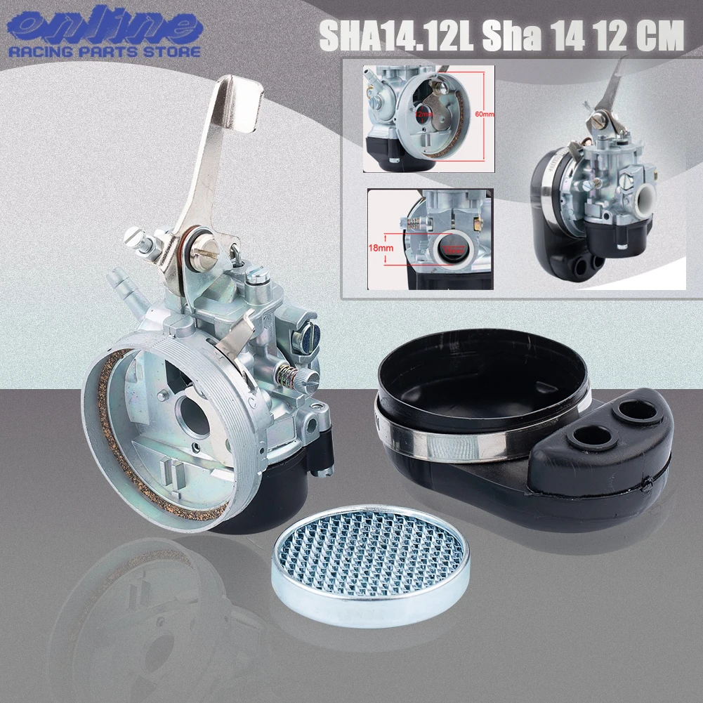 Per Motori Sha 14 12 Cm Cm46 Cm Dellorto Vegaser Sha14.12L Motori Cm 80 Cm90 Mofas Ciclomotore Motkick Scooter Carburatore Moto