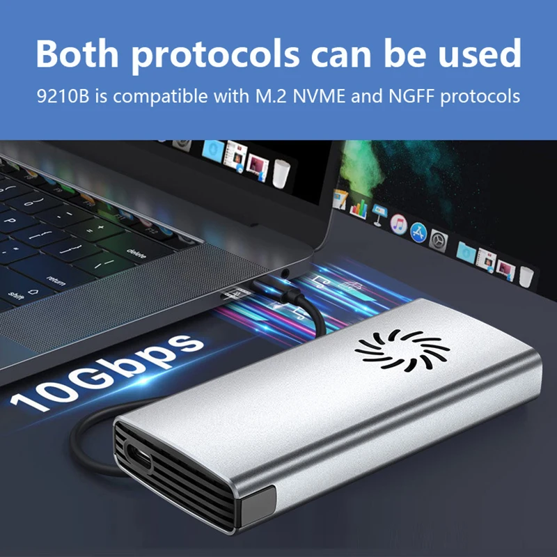 External Hard Drive Case SSD Enclosure Hard Drive Enclosure Hard Disk Case External Hard Drive Box HDD Case Enclosure UTHAI M15 M.2 Solid State SSD Hard Disk Case 20G/10G Dual Protocol Sata to USB 3.1nvme10Gbps Mobile Hard Disk Case 3.1