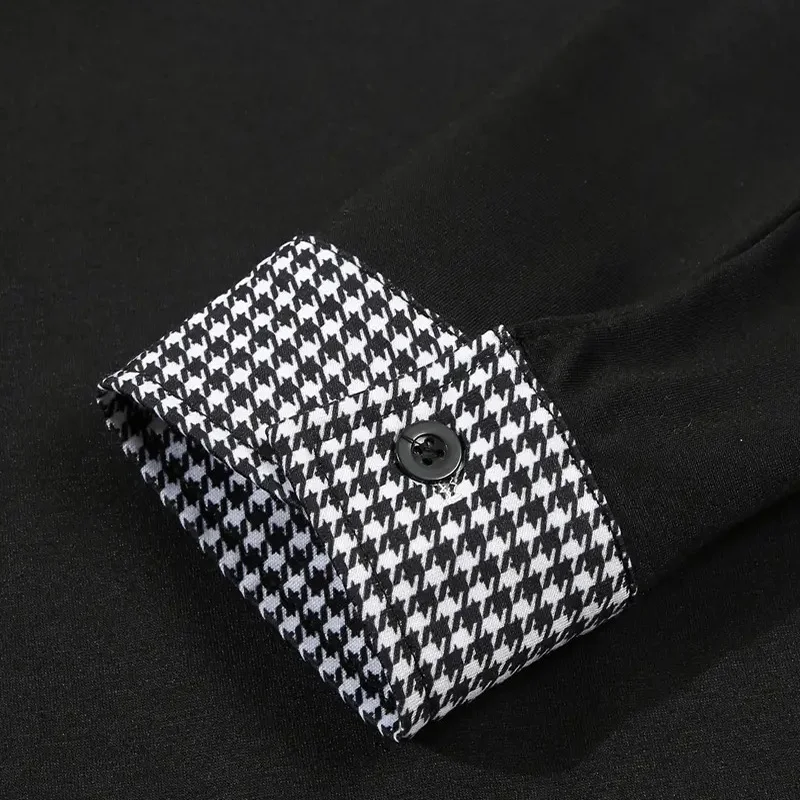 Spring and Autumn Men's Long Sleeve Polo Shirt Classic Business Office T-shirt Male Street Casual Fashion Solid Color Top