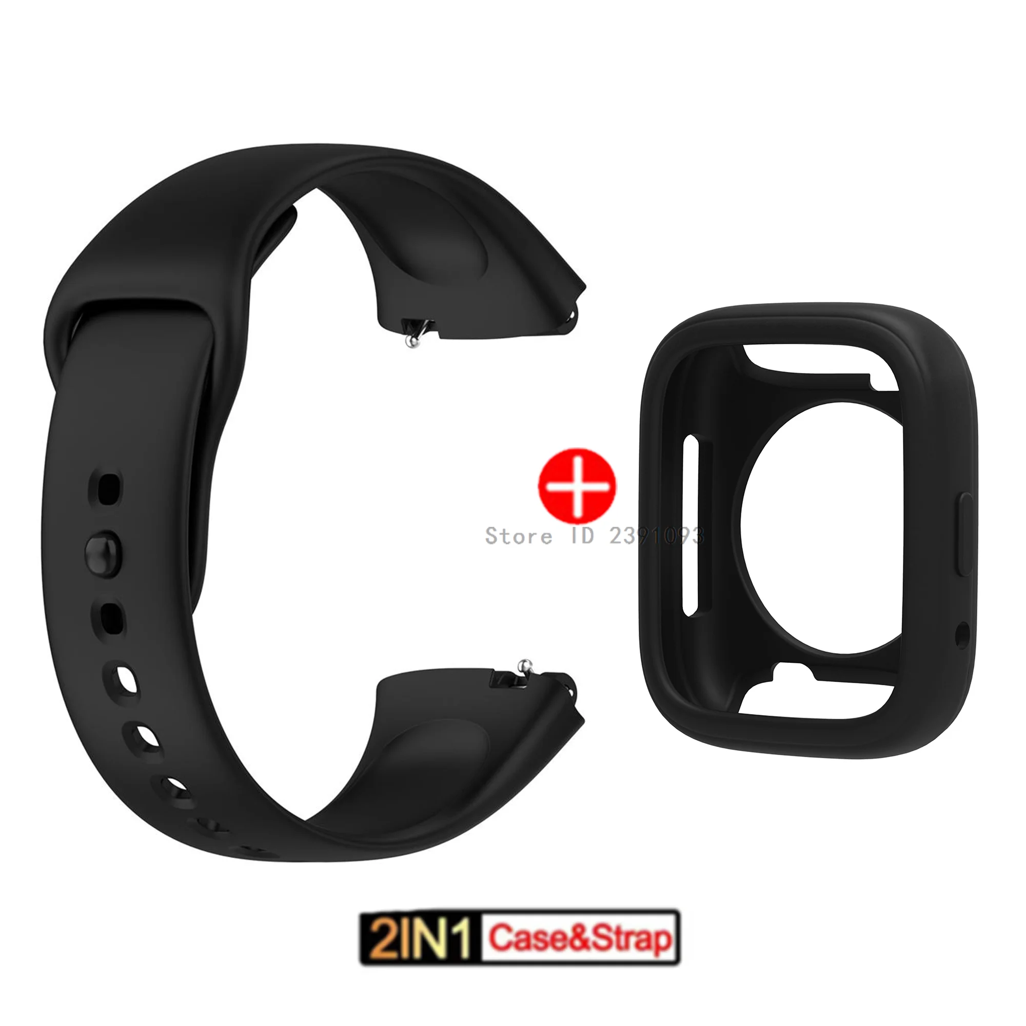 Premium Silicone Strap for Xiaomi Redmi Watch 3 - Official Replacement Wristband