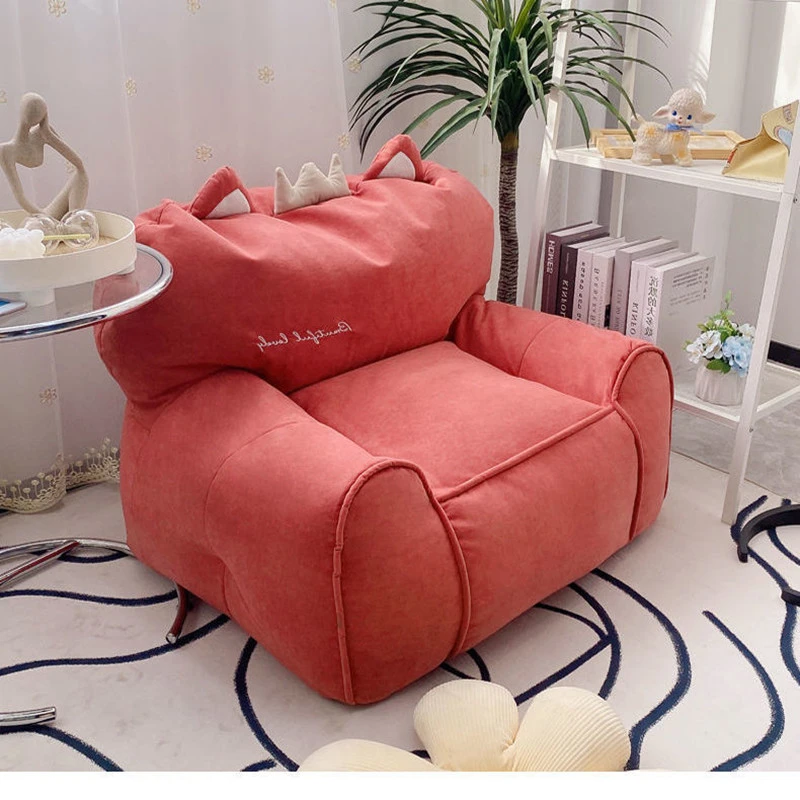 Lazy Bean Bag Sofa Chair Flannelette Linen Living Room Sofas Couch