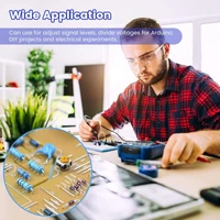 2600Pcs 130 Values Resistor Kit 1/4W Metal Film 1% 0.25W Electrical Resistors Set 1 Ohm-3M Ohm - Image 4