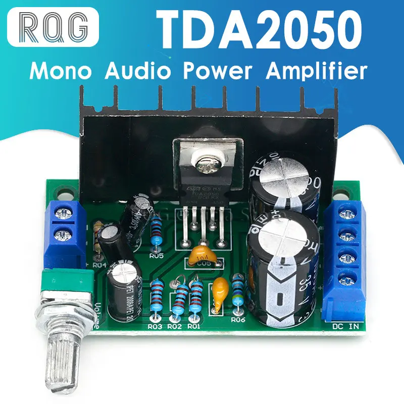 TDA2050 Mono Audio Power Amplifier Board Module DC/AC 1224V 5W120W 1