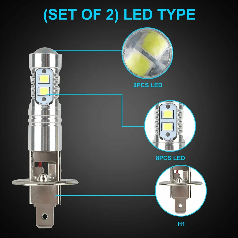 Luces LED de xenón blancas para faros delanteros de coche