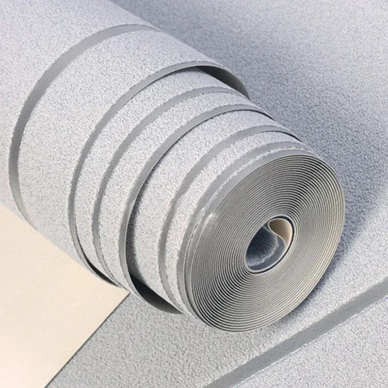 3D Three-Dimensional Striped Non-woven Fabric Imitation Deerskin Velvet Wallpaper, Background Wall, Bedroom, Living Room, 1Pc