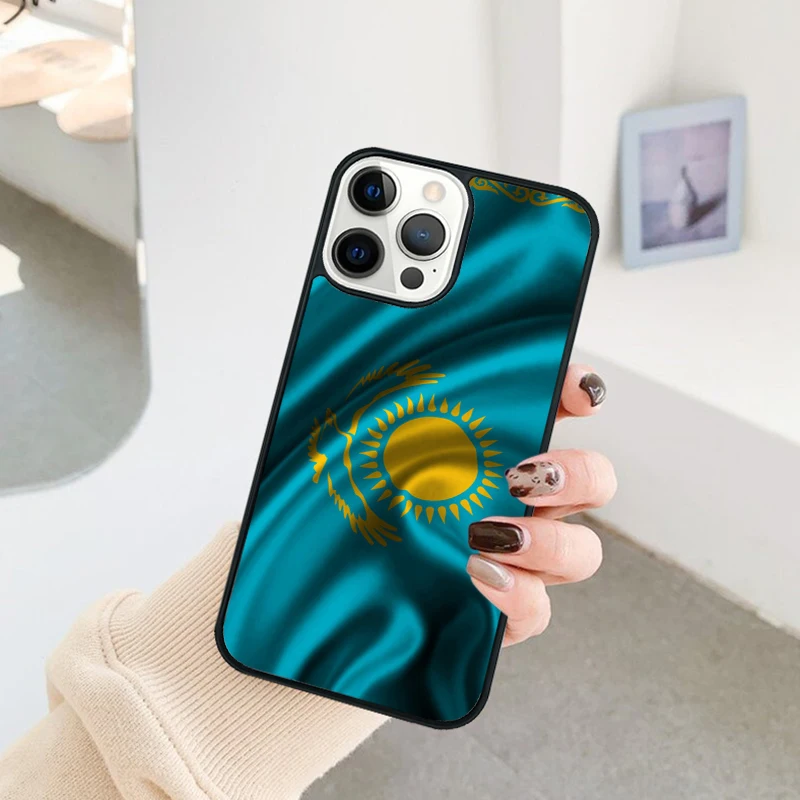 Kazakhstan Flag Design Phone Case - Sleek and Durable Coque Cover Shell