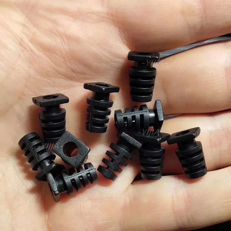 10 Stück Kabelverschraubungen, Gummi-Zugentlastungskappen, Kabelschutz 4,6/5,2/6mm, Kabelhülsen für Handy-Ladegeräte und Elektrowerkzeuge – Detail 8