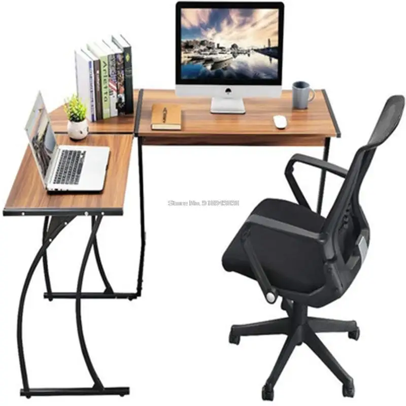 Home Office Desktop Computer Desk Furniture L-shaped Corner Desk Writing Desk Furniture Work Standing Desk