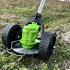 Weeding Wacker Attachment Wheels Removable Trimmer Support Wheel Grass Trimmer Wheel Saves Energy Enhances Mower Efficiency 2