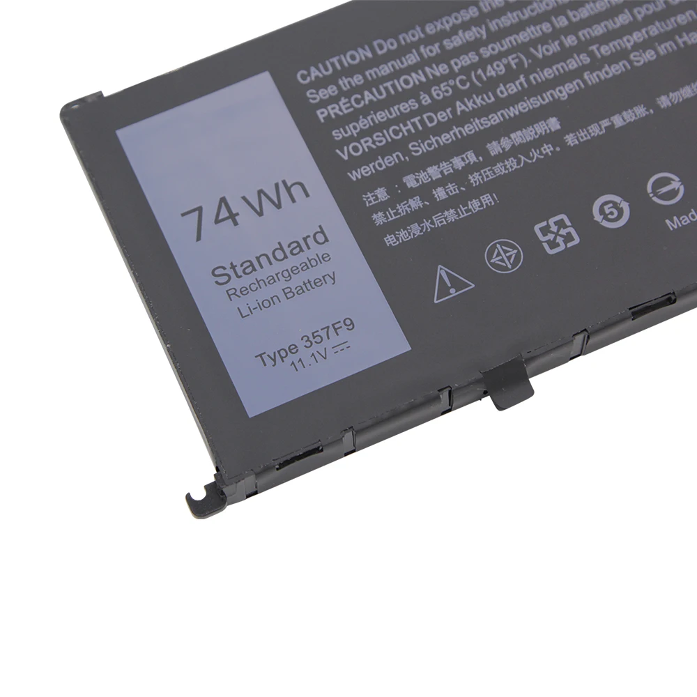 Bateria do Portátil para Dell Inspiron 7559 7000 7557 7567 7566 5576 5577 P57f P65f 71jf4 Ins15pd1548b 1748b 357f9 15 74wh 11.1v - Imagem 5