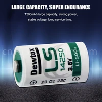 10PCS LS14250 14250 TL-5902 1/2AA 1/2 AA 3.6V Non-rechargeable Li-Ion Battery For CNC ETC PLC Industrial Control Gas Water Meter 2