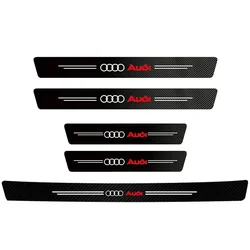 Premium Carbon Fiber Car Door Sill Sticker - Anti - Scratch & Waterproof Design (5Pcs Car DoorxTrunk)