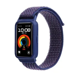 Nylon Loop Sport Bracelet Replacement Strap - Premium Accessory - Huawei Band 9 (Indigo)