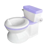 Baby Potty Training Toilet Seat，Baby Potty Toilet Seat Realistic Potty Training Seat With Sticker 2