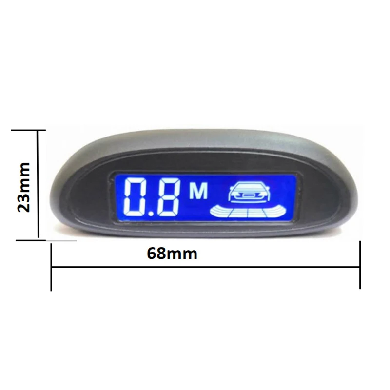 Multiple Radar Car Parktronic LED Parking Sensor Kit Radar Backlight Display Bac