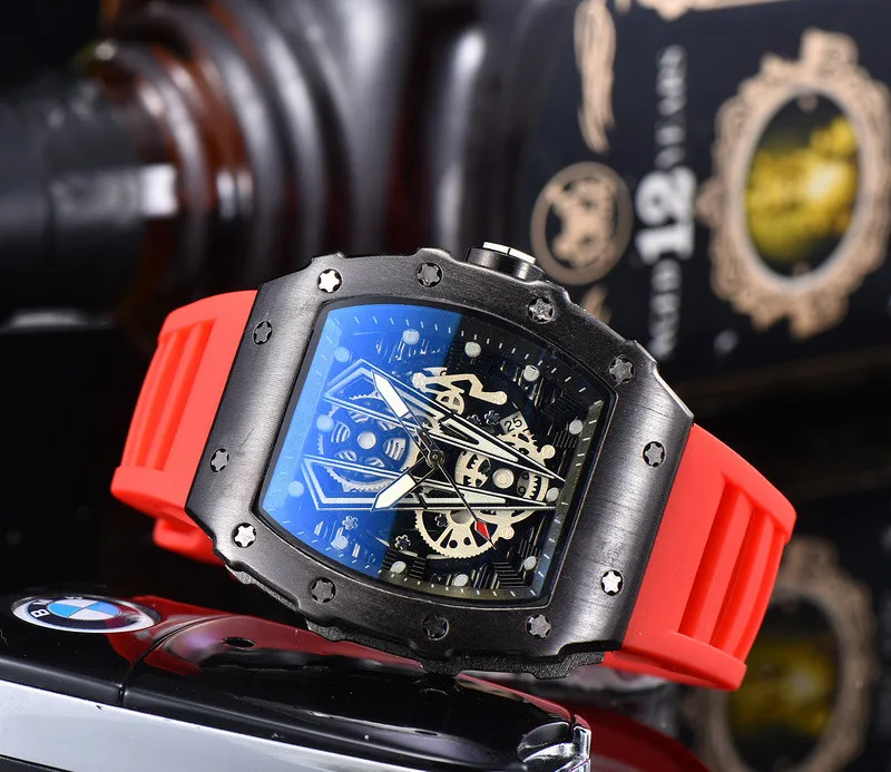 2022 Men's Watch RM Luxury Watches Casual Automatic Calendar Men's Watch Sports Quartz Chronograph 