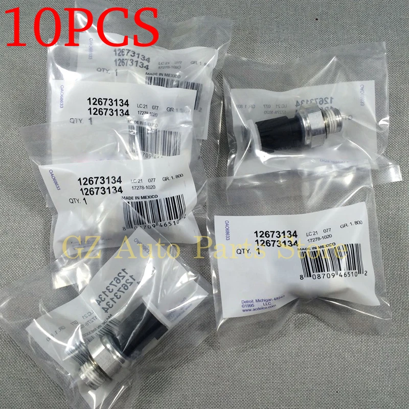 Sensore Pressione Olio Motore 10 Pezzi Per Chevrolet Silverado Savana Impala Pontiac G8 Gmc 12673134